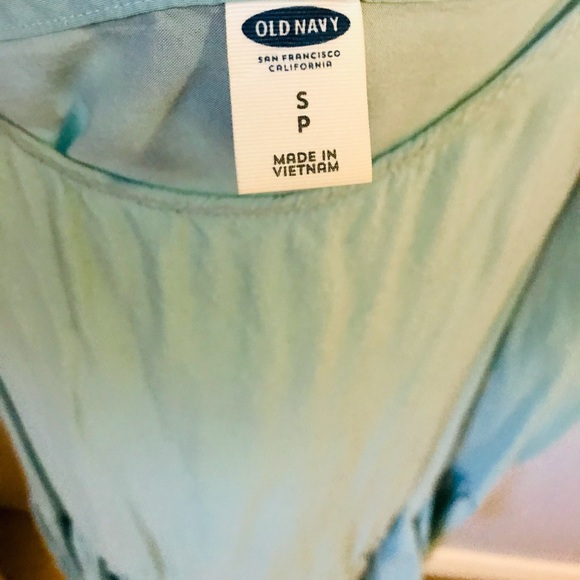 Baby Blue Ruffle Tank Top - Picture 3 of 10